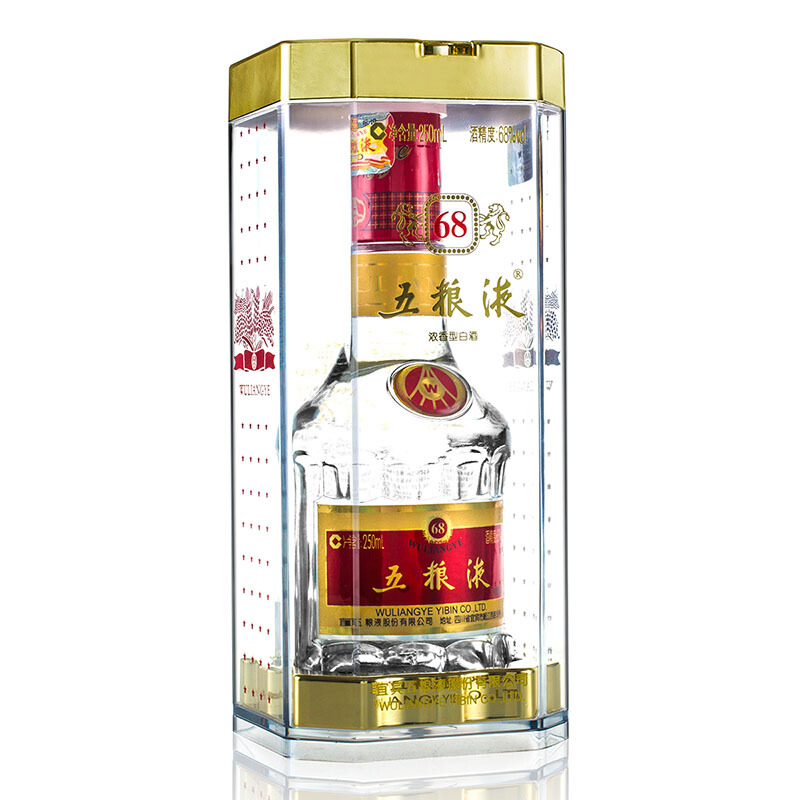 五粮液 68度 250ml 单瓶装 浓香型白酒高清大图