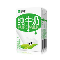 【中粮我买网】蒙牛 PURE MILK 纯牛奶 常温纯奶 250ml*16盒 新老包装 随机发货