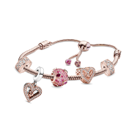 Pandora潘多拉星光璀璨手链套装情侣浪漫气质送礼物