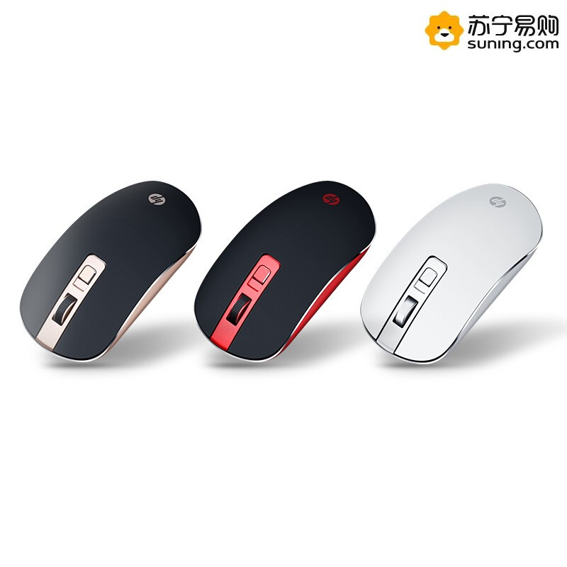 惠普(HP) S4000 金黑色 无线鼠标 静音游戏办公高性能鼠标 时尚办公休闲娱乐无线鼠标
