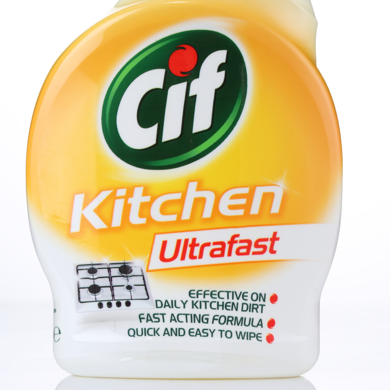 英国进口Cif晶杰厨房迅洁清洁剂450ml*2