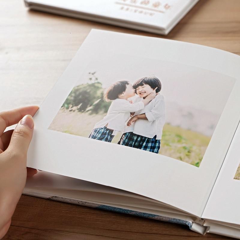 米莫印品照片书制作diy宝宝儿童纪念册婚纱影楼写真本做相册定制 三维工匠 大横册 80P