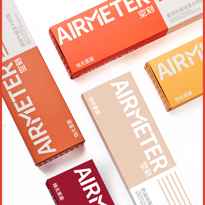 空刻AIRMETER 番茄肉酱黑椒牛柳意大利面五口味组合家用意粉通心粉方便面 5盒