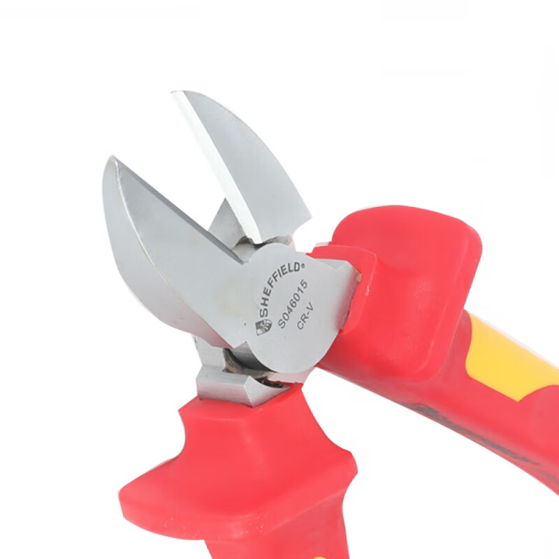 钢盾(SHEFFIELD) S046015 绝缘斜嘴钳6英寸[家用]高清大图