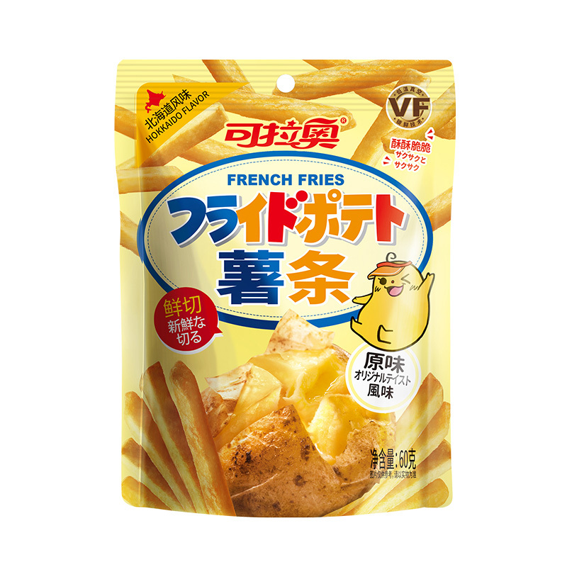 原味60克网红薯条薯片儿童膨化零食休闲食品小吃原切【价格 图片 品牌