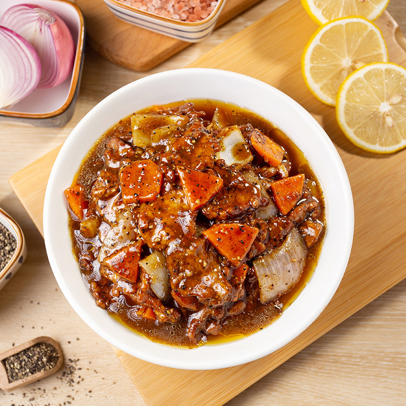 美式黑椒牛肉料理包200g10袋方便速食商用外卖家盖浇