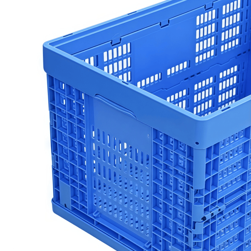 义尊 折叠周转筐带盖 60*40*21cm 个高清大图