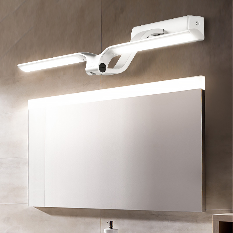 松下镜前灯led浴室卫生间镜柜镜灯化妆灯具简约梳妆台美光色镜前灯