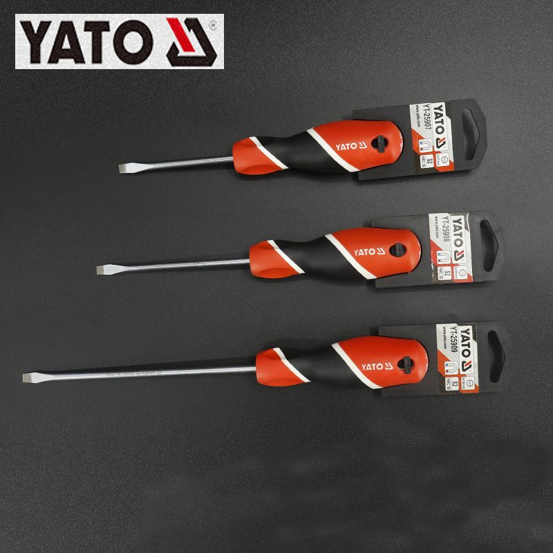 易尔拓 (5*250mm)工业级磁性一字螺丝刀 YT-25893 单位:个高清大图