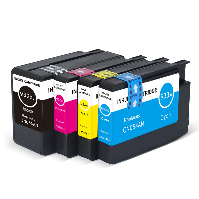海得932 933墨盒大容量套装932XL 933XL四色适用惠普7110 7612 6230 7510 6100高清大图