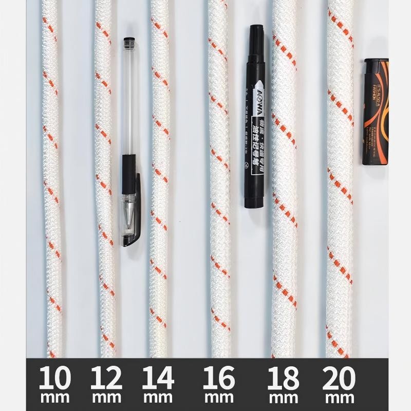 耀为(YAOWEI)工具尼龙绳 钢丝芯加粗多功能耐磨绳子长5m,直径20mm高清大图