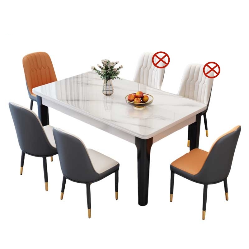 铭思达岩板餐桌高清大图