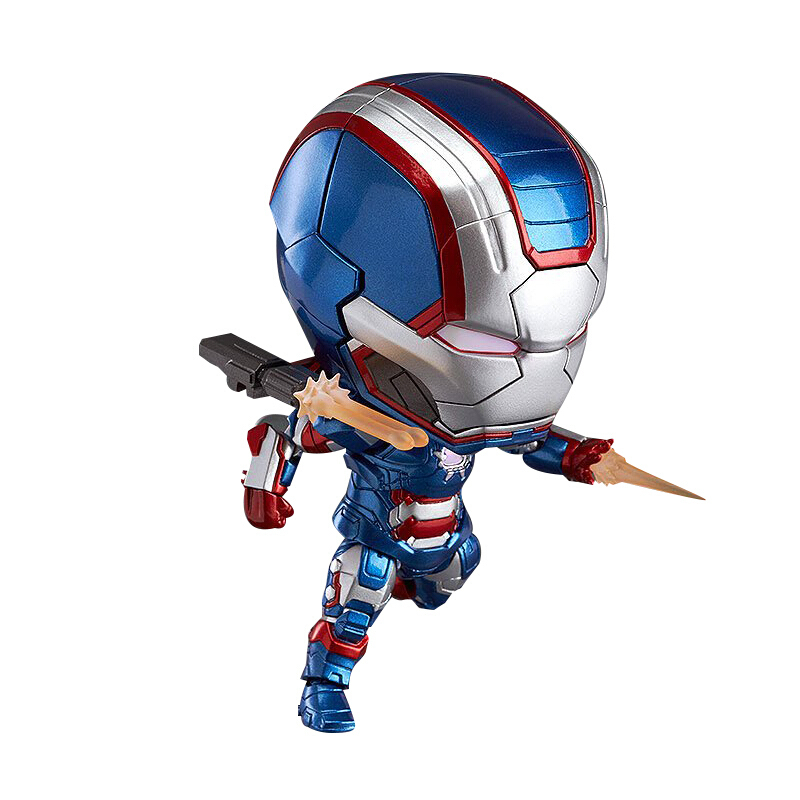 漫威 man q版粘土公仔手办 电影周边道具 钢铁侠 精美模型摆件 人偶