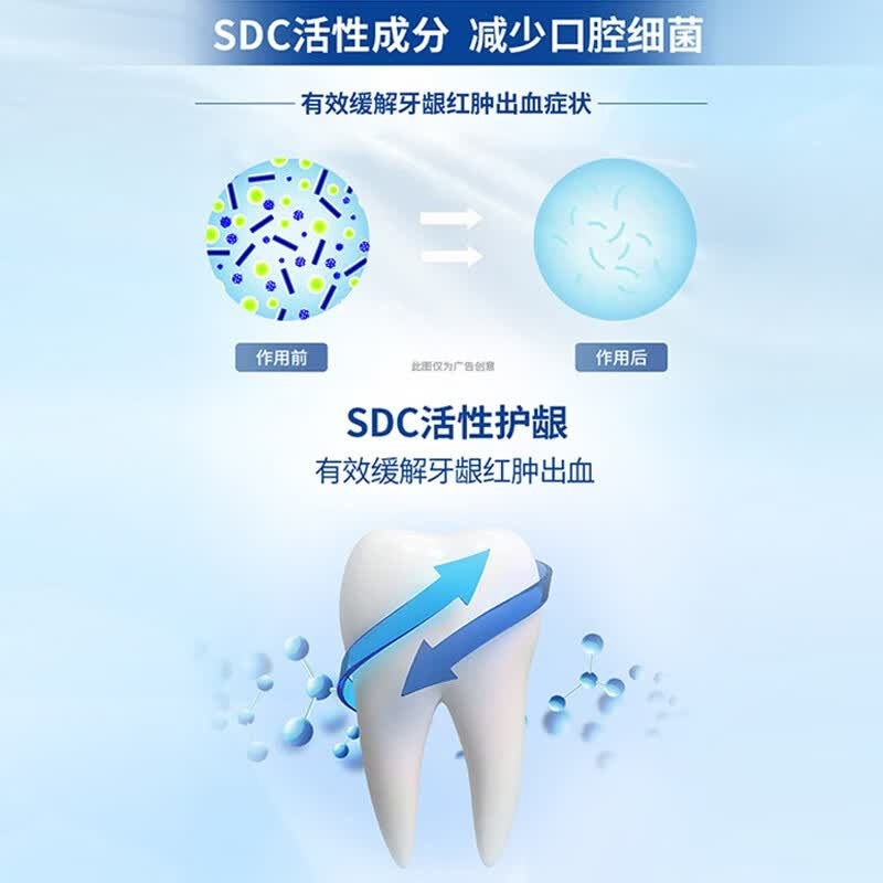 冷酸灵护龈洁齿抗敏感牙膏140g*3+冷酸灵云感觉倍柔护龈牙刷*2_高清大图