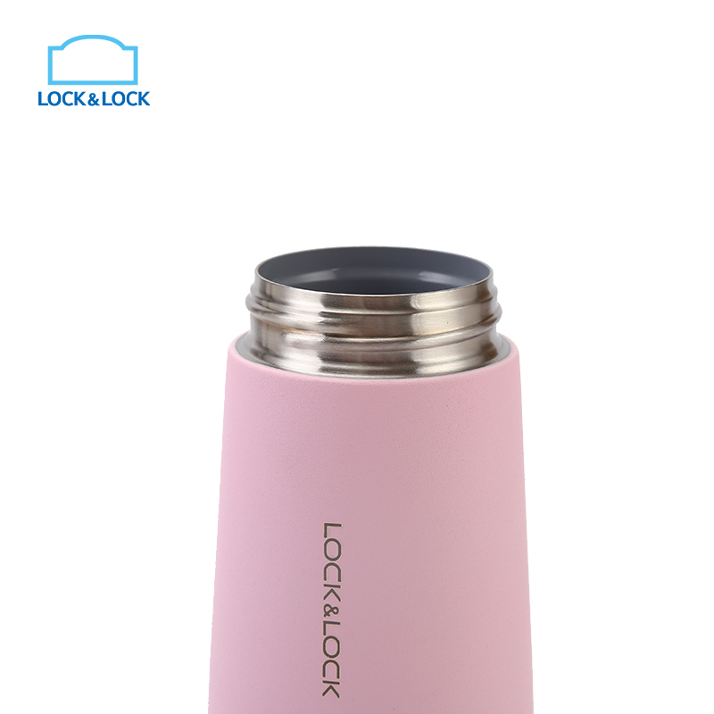 乐扣乐扣(lock&lock)爱的旋转保温杯 LHC4265PIK(450ml)粉色