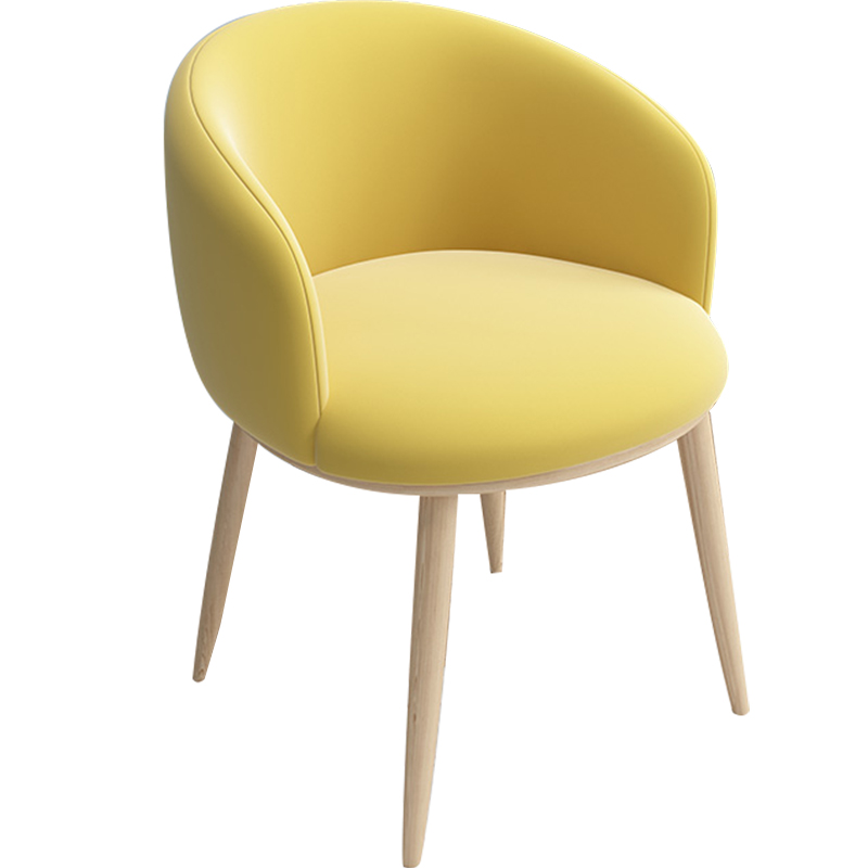 北欧风椅子现代简约书桌椅创意电脑化妆凳子靠背家用成人餐椅高清大图