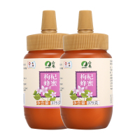 山萃 中粮 冲饮谷物 枸杞蜂蜜 375g*2瓶