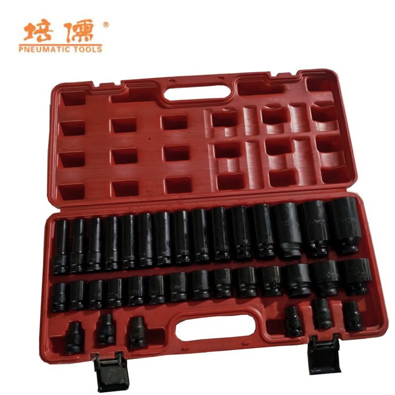 培儒电动工具1/2’’套筒组合套装 35件套PR-TT-35高清大图