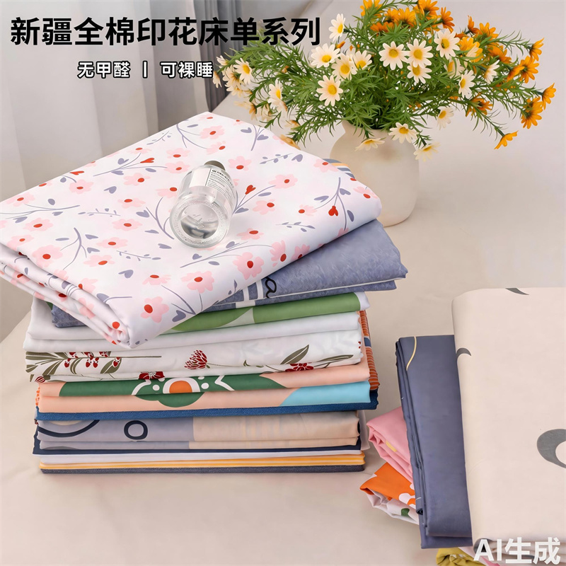 宥智芯定制床单 专属设计高质感材质 精致工艺快速出货 多款可选送礼有格调高清大图