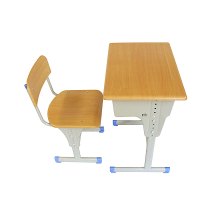宏绮家具(HQ)学生课桌椅 家用高中生单人小孩写字桌 套装5-10岁升降加固加厚学...
