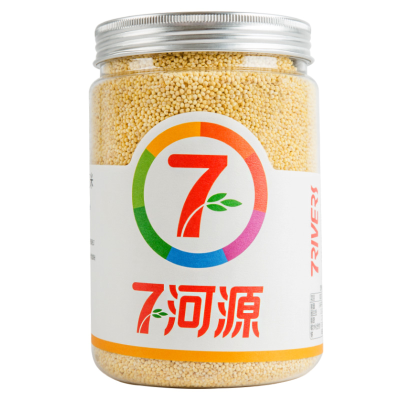 七河源有机大黄米1kg 无添加 黍米 黄黏米 粽子米 东北 五谷 杂粮 真空装 大米伴侣