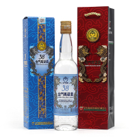 金门高粱酒 蓝金龙38度台湾白酒整箱500ml×12瓶