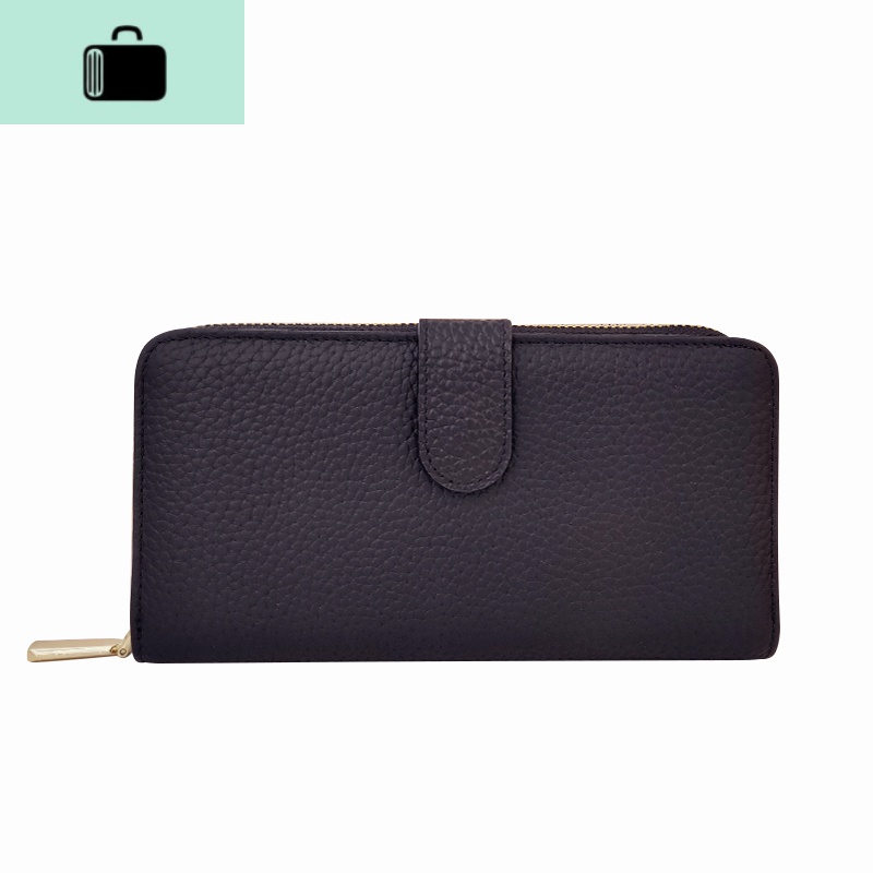 钱包女简约性冷淡复古长款钱2020新款潮大容量多功能手拿包NEW LAKE高清大图