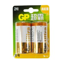 GP超霸通用1号大号一号13AU-2IL2碱性高能电池 煤气灶专用