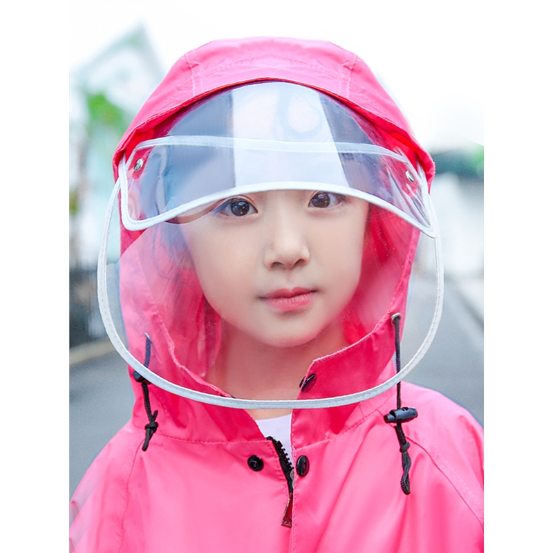 儿童雨衣智扣小学生上学男童女童小孩幼儿园大童带书包位雨鞋套装雨披