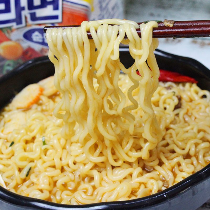 韩国进口不倒翁芝士泡菜拉面网红泡面方便速食面袋装学生代餐批发不倒