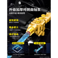 德国卡赫商用工业洗车机升级版2600W HD5/13 220V340斤压力升级版配延长版23米长管喷壶短枪