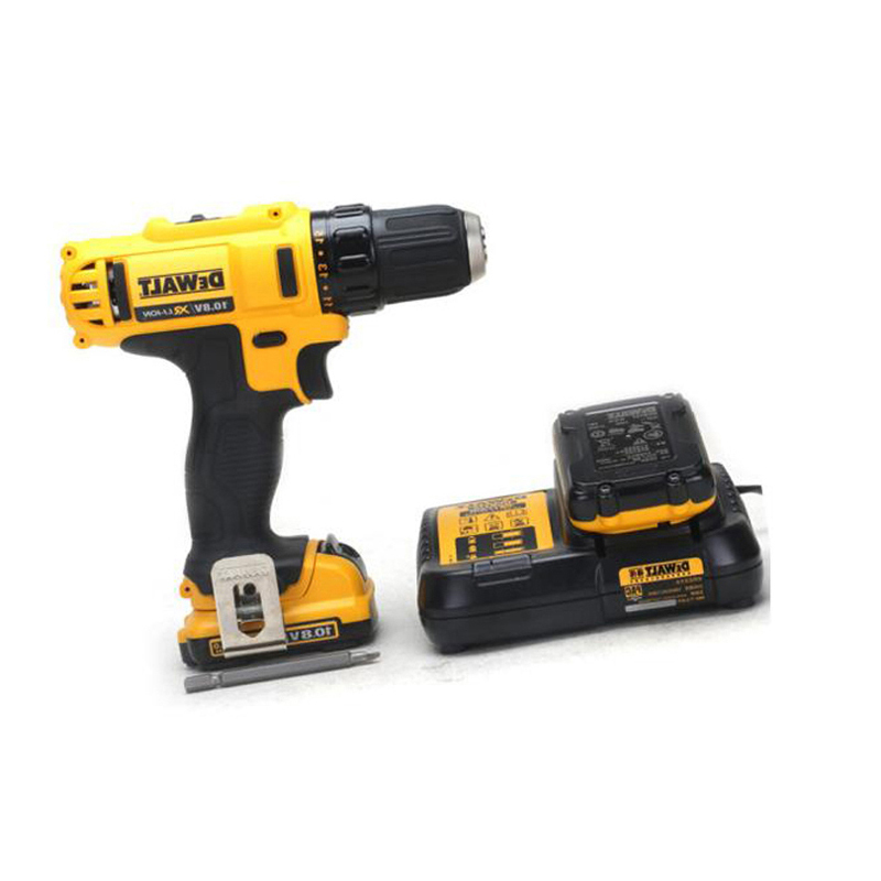 工具库 得伟DeWALT 10.8V锂电充电式电钻起子 2x2.0Ah电池套装 DCD710