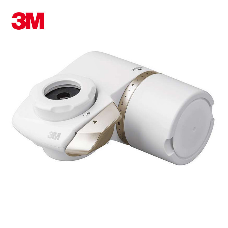 [设计师推荐]3M 水龙头过滤器 家用厨房水龙头净水器净水机CUW2569精小米白色净水器