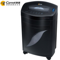 科密(comet) 黑金刚+ 4级保密办公商用碎纸机 3.5米/分 单次18张 持续60分钟 31L 可碎卡、光盘