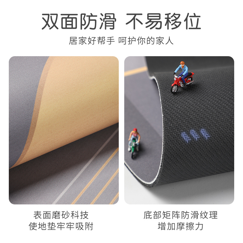 轻奢硅藻泥浴室吸水地垫卫生间门口防滑脚垫子洗手台厕所速干地毯