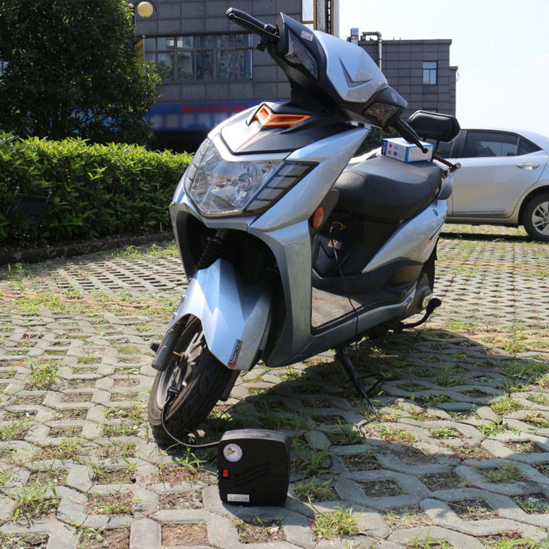 电动车充气泵60v电瓶车三轮摩托48v-72v轮胎通用自动打气筒便携式