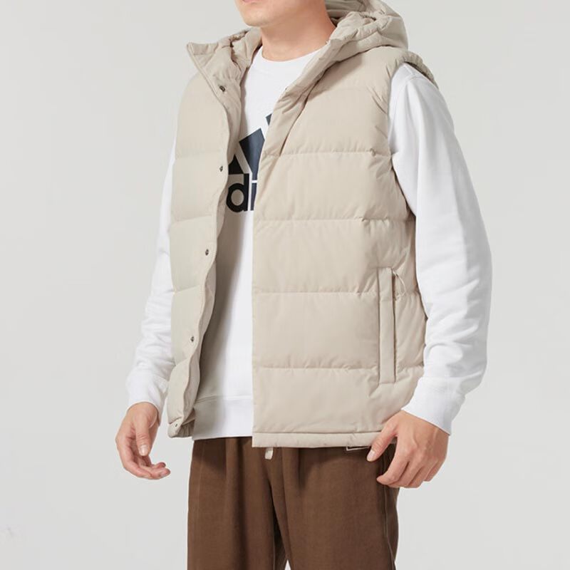 阿迪达斯(adidas)羽绒服男新款运动服户外防风保暖舒适休闲夹克马甲外套IX8857 ZP