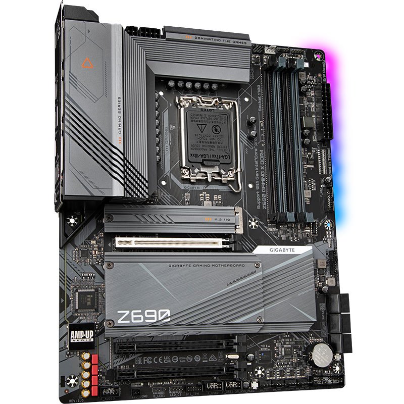 技嘉Z690 GAMING X(DDR4)主板 支持英特尔第12代酷睿系列处理器