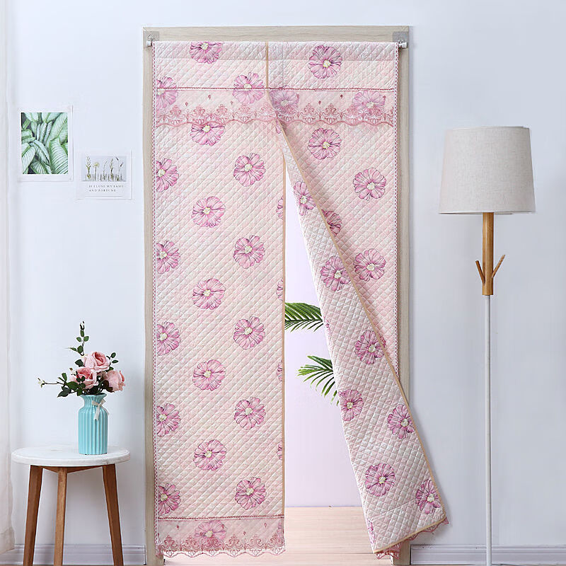 维诺亚棉门帘冬季家用加厚挡风保暖卧室厨房客厅装饰隔断防冷气门帘布艺高清大图