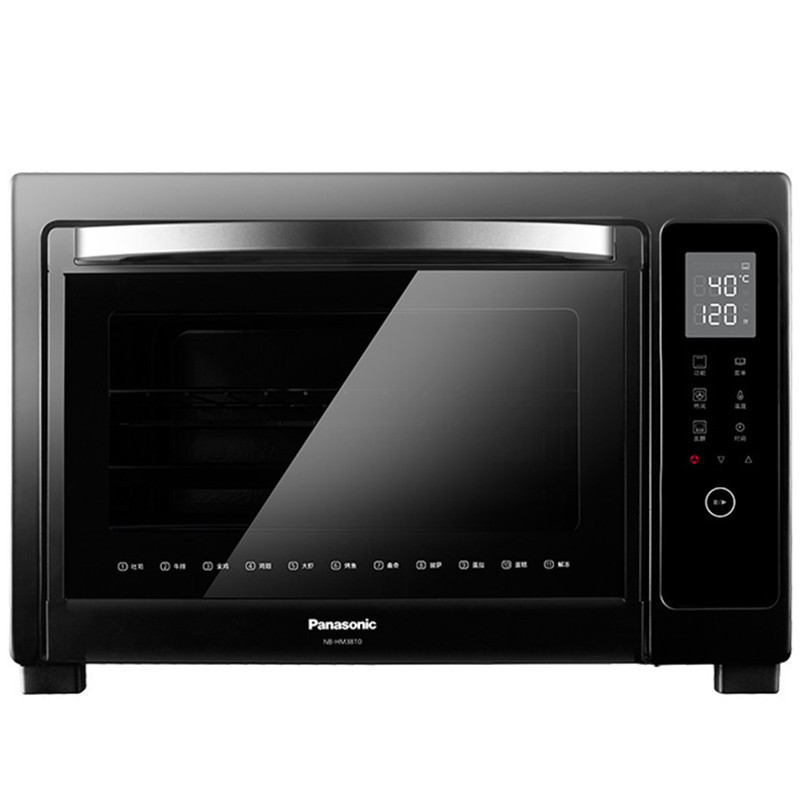 松下(Panasonic)NB-HM3810电烤箱家用烘焙 多功能全自动智能烤箱38升大容量 网红款