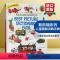 儿童图解词典字典 [正版]忙碌的一天 3册套装 英文原版儿童绘本 Richard Scarry’s A Day 飞机场