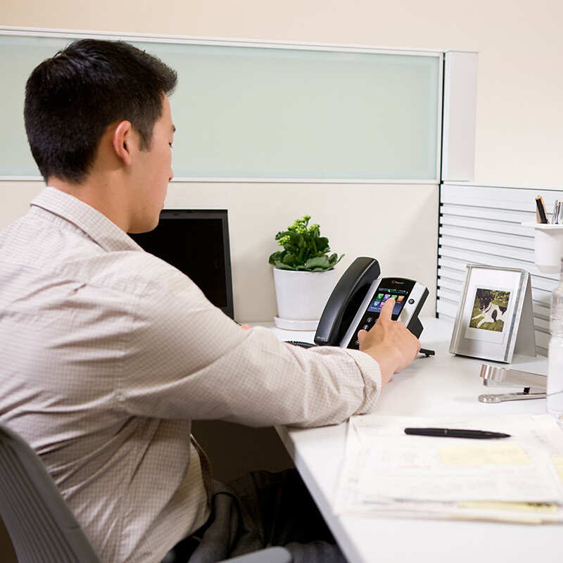 宝利通(POLYCOM)VVX501会议电话机座机音视频会议系统终端全向麦克风八爪鱼会议IP电话