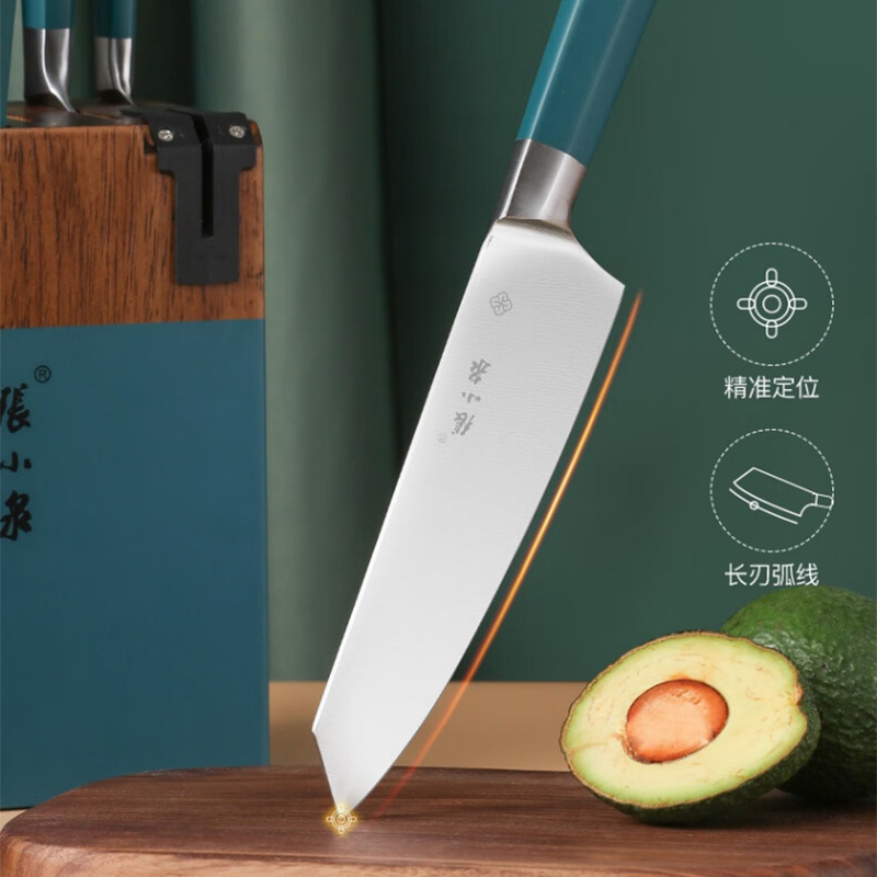 张小泉刀具六件套锋利耐用不正雅典绿系列D31500100高清大图