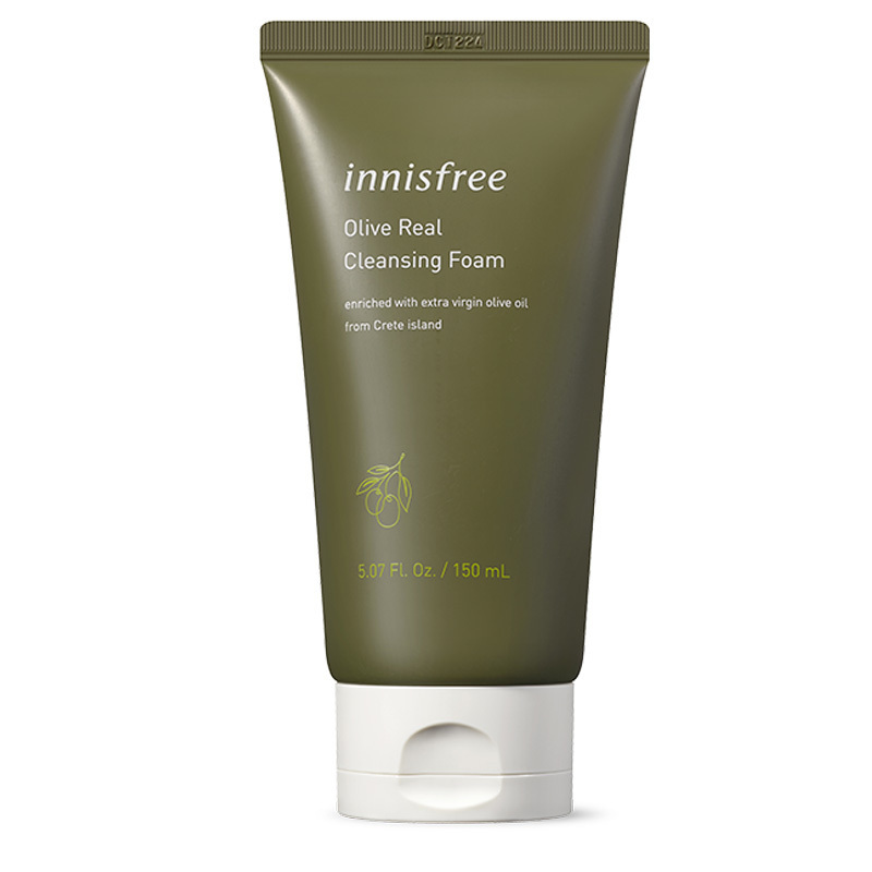 [黄金橄榄 水润保湿]Innisfree 悦诗风吟 橄榄油 深层清洁 洗面奶 150ml/瓶 温和清洁