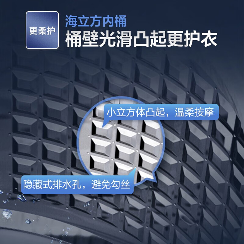 海尔(Haier)洗衣机10公斤 全自动 波轮 家用 智能自编程 羊毛 除螨洗 量衣进水 XQB100-Z206高清大图