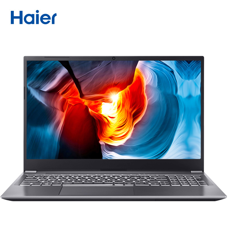 海尔(Haier)凌越S15-1S 15.6英寸十代轻薄笔记本电脑(5205U处理器 8G高频内存 256GB固态 正版Win10)网课学习办公商用影音家用 金属轻薄便携 笔记本高清大图