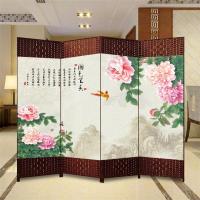 屏风隔断卧室简约现代折叠玄关移动小户型推拉帘客厅遮挡家用折屏_596