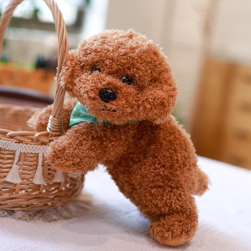 正版仿真狗泰迪狗公仔毛绒玩具小狗狗玩偶娃娃泰迪犬儿童玩伴礼物