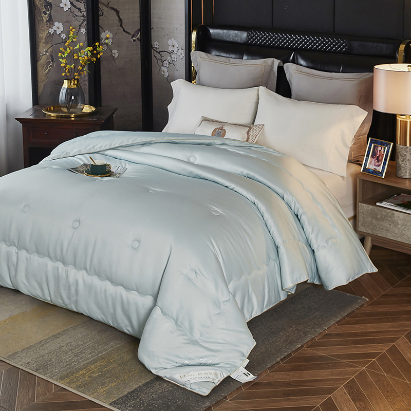 唐纳家纺 臻品60德绒冬被-雅绿 200×230cm/3000g- TN-SAQ21041高清大图