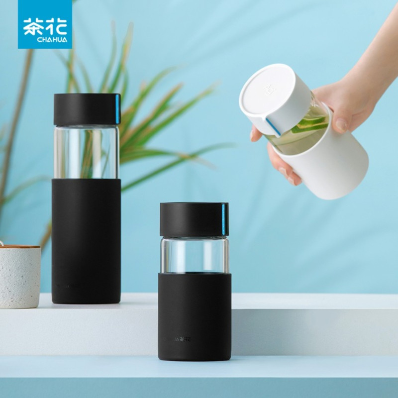 茶花(CHAHUA) 欧铂兹*单层玻璃杯310ml黑色051002尺寸:7*7*14.6cm高清大图